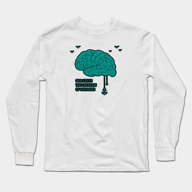 Mind Long Sleeve T-Shirt by Kyra_Clay